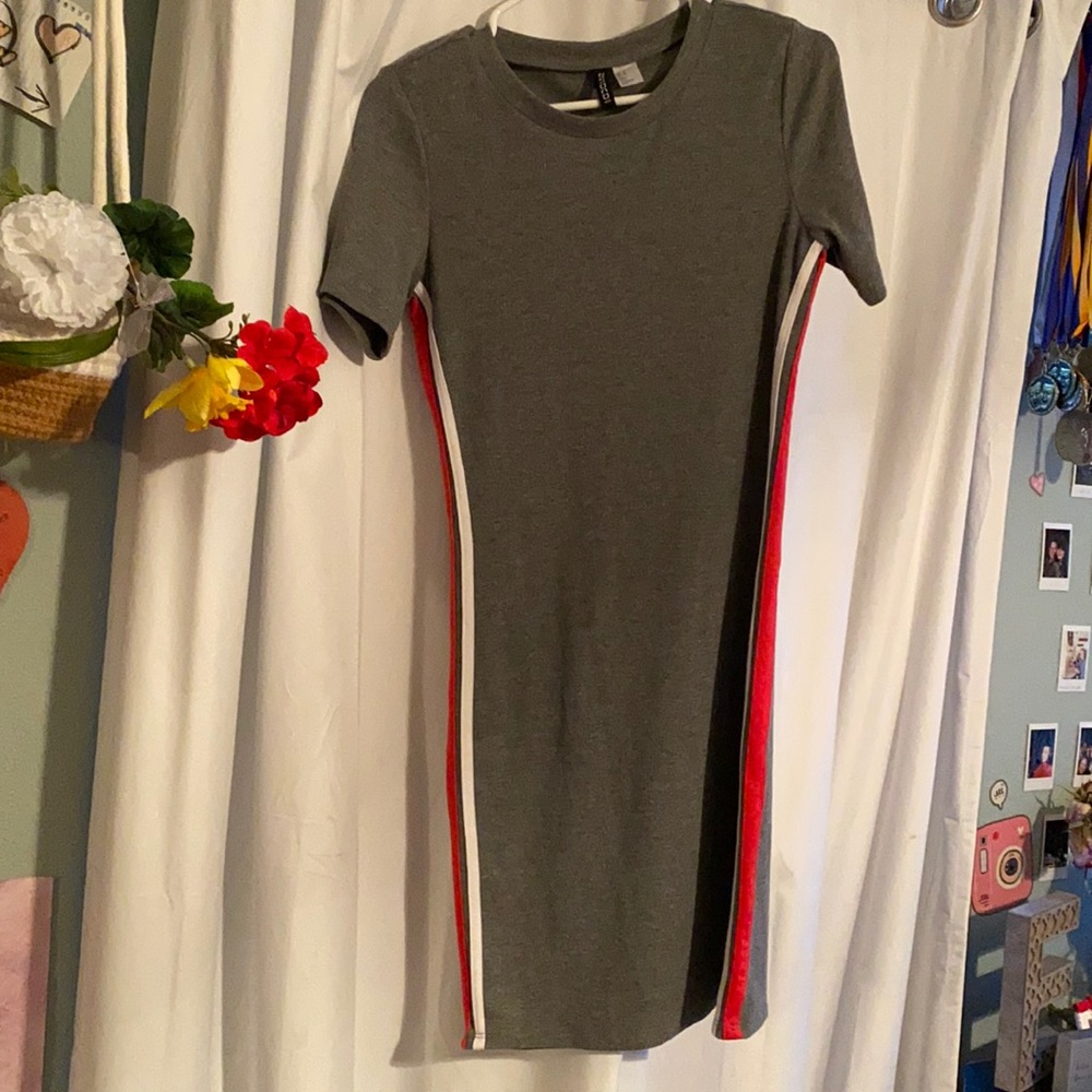 Divided bodycon dress
